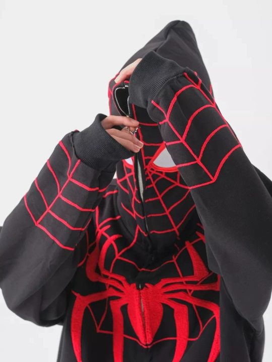 Xudi zip Unisex, o‘rgimchak odam, paxtadan, katta, unisex, marvel, XB, unisex