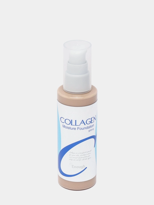 Namlovchi tonal kremi, kollagen bilan Enough Collagen Moisture Foundation, SPF15, 100 ml