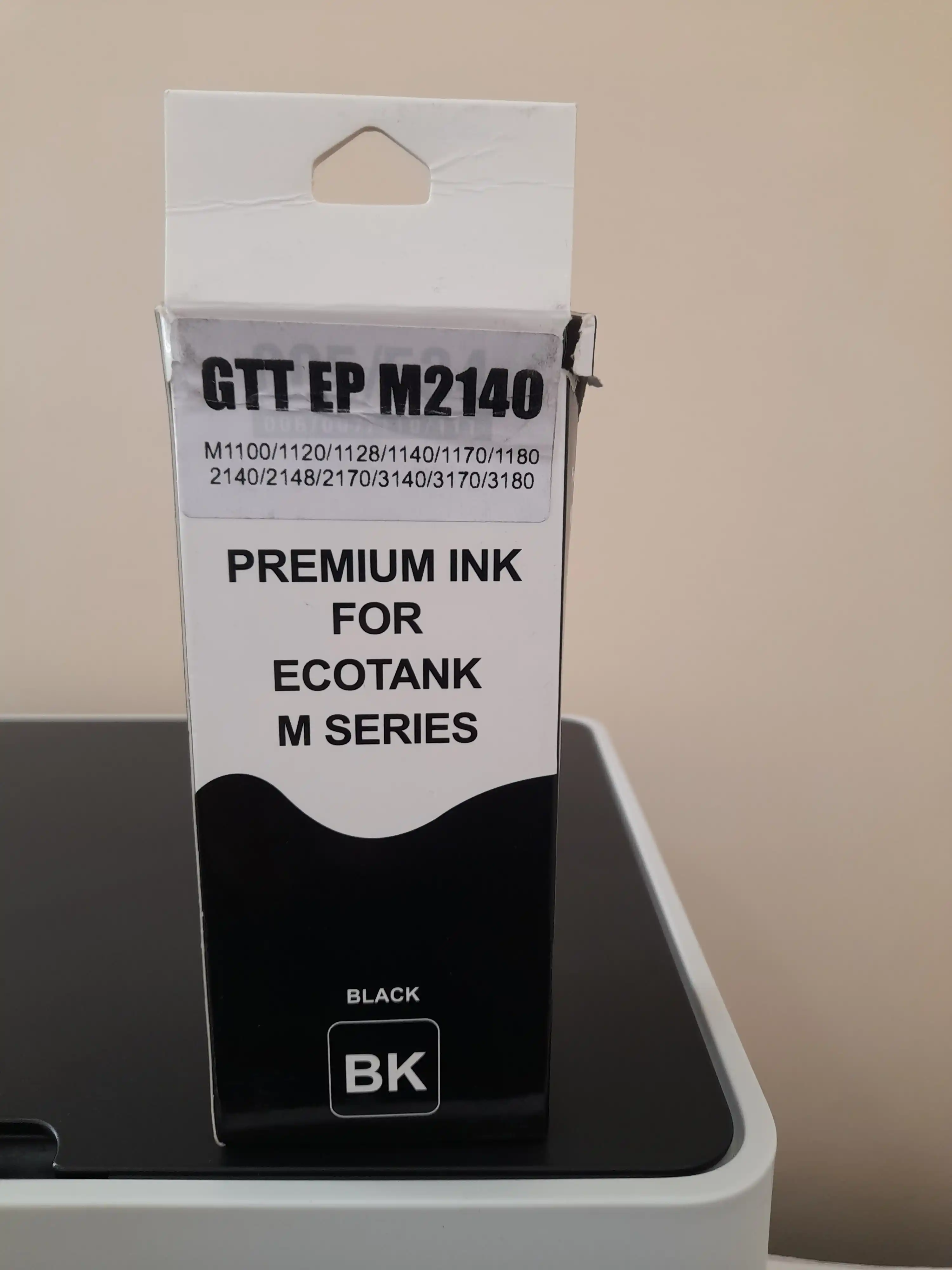 EP M2140 pigment ink BK siyoh, struyli printer uchun