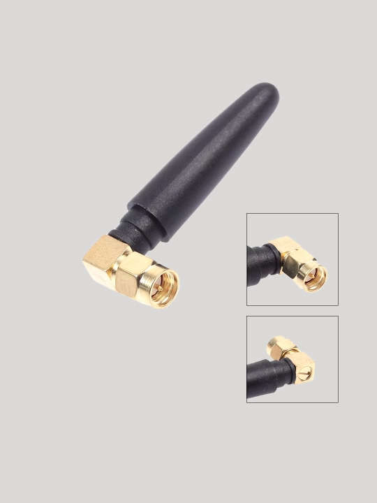 Антенна GPRS GSM/3G/4G, подключением через угловой SMA-male разъем - 