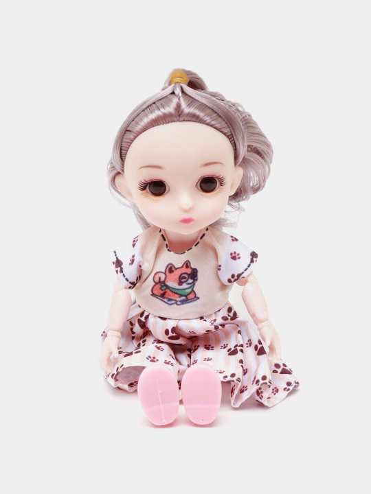 Кукла "Dreamy Bay Lovely Fashion" в платье, с любимцами, коляской, аксессуарами