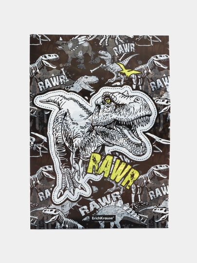 Папка-уголок пластиковая ErichKrause® Dinosaur Park, A4 — ERKR-P146600-ПРОЗР