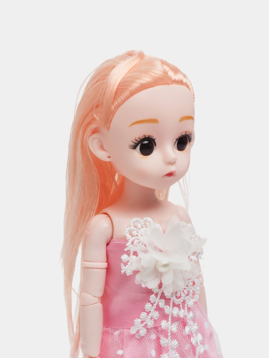 Кукла "Dreamy Bay Lovely Fashion" в платье, с любимцами, коляской, аксессуарами