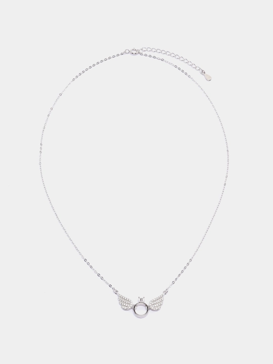 Ayollar Uchun Osmon qanotlari zanjiri Sterling 925-proba Kumush "ALIXANDRA" brendi Koreya