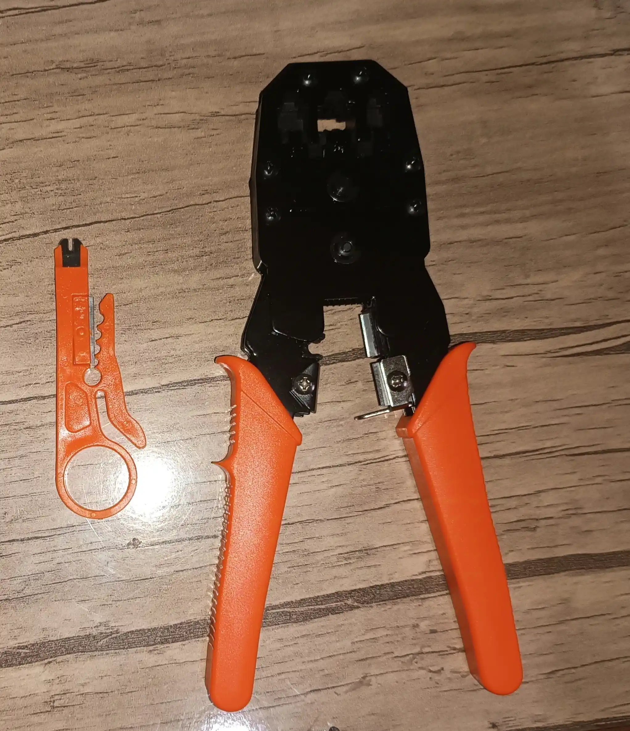 Инструмент зажим кримпер для обжима и снятия изоляции RJ45, RJ11, RJ12