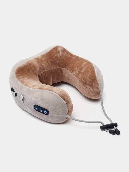 Массажная подушка для шеи U-Shaped Massage Pillow, туристическая