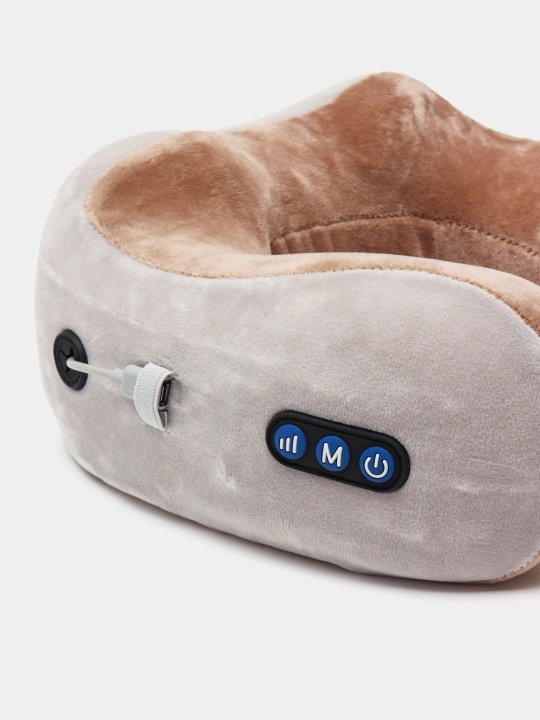 Массажная подушка для шеи U-Shaped Massage Pillow, туристическая