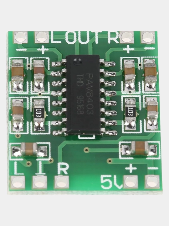 PAM8403 3W + 3W мини стерео усилитель Class D, компактный, 2 канала, доступен 1,2,5,10 шт