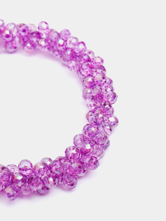 Choker va bilaguzuk, marjon, kristalli marjon, bijuteriya