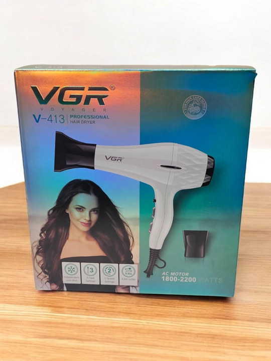 Фен для волос профессиональный VGR V-413, с отрицательными ионами и диффузором