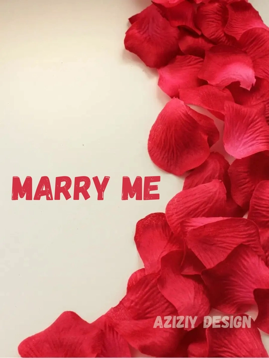 Bayramlar, romantik kechalar, Marry me va tu'gilgan kun uchun, sun'iy atrgul barglari