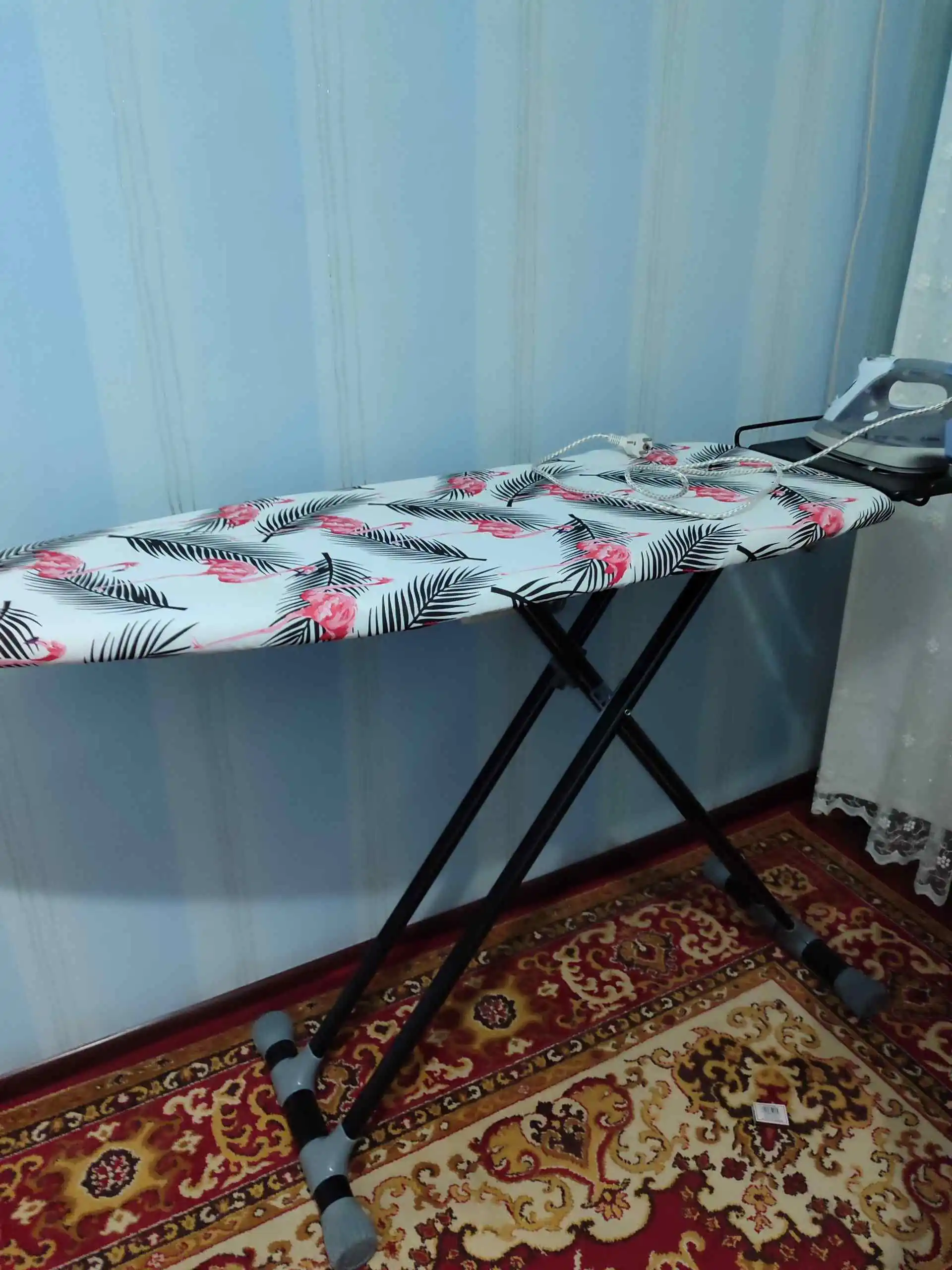 Гладильная доска, с розеткой и 2-метровым кабелем, 120x44 см, Perilla Alisa