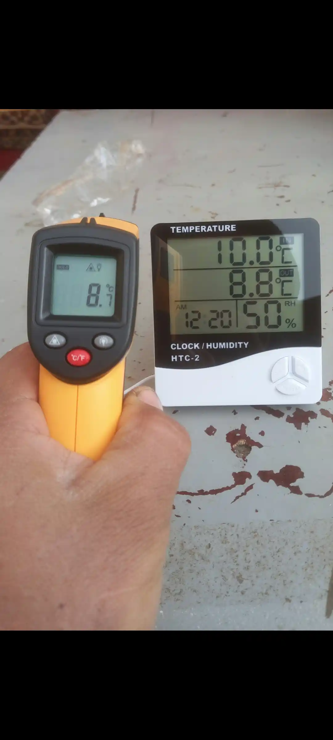Termometr infraqizil GM320