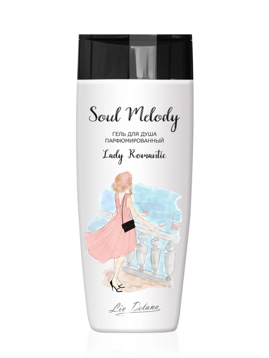 Гель для душа парфюмированный Liv Delano Soul Melody Lady Romantic, женщин, 250 мл  