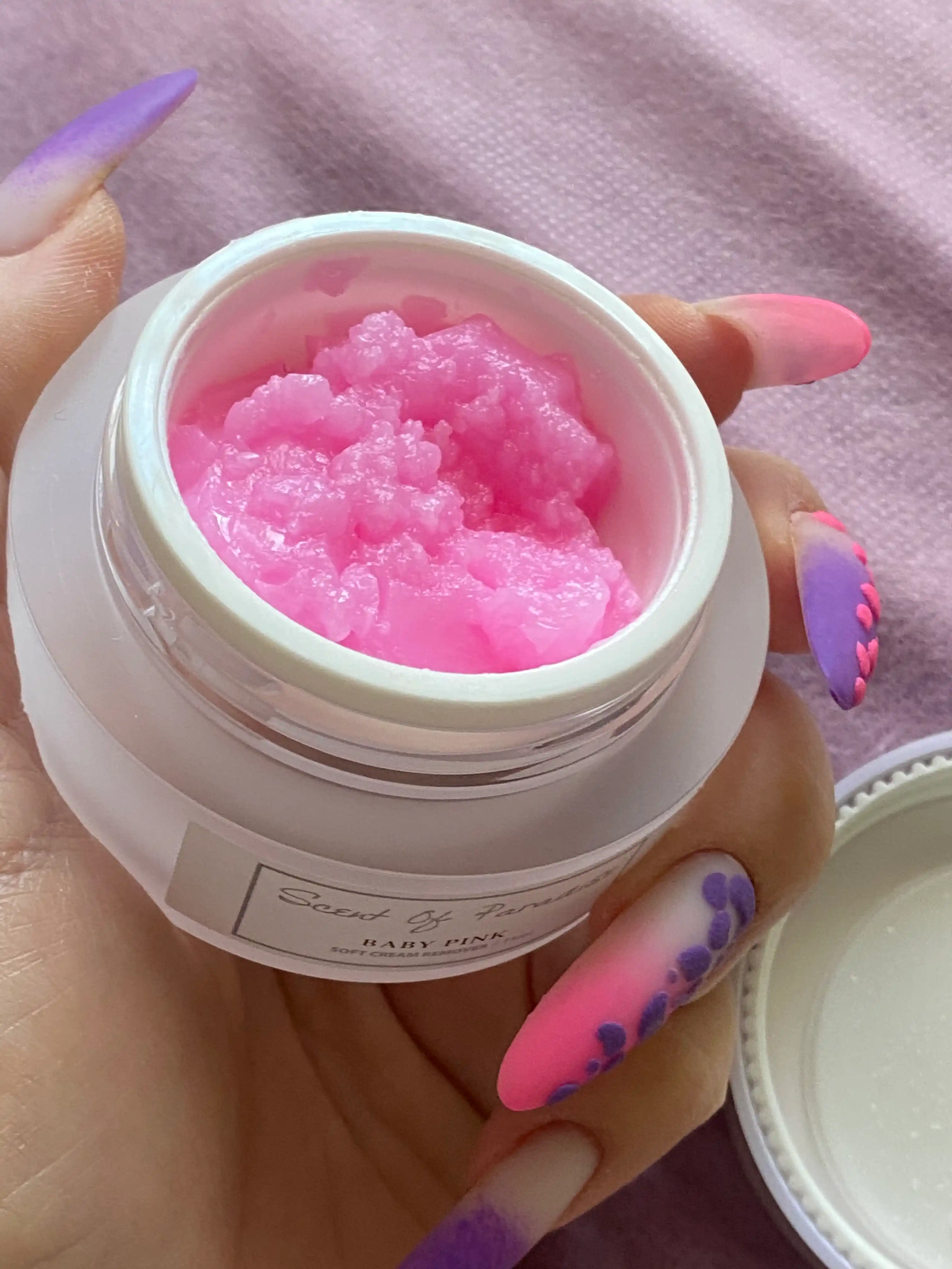 Ремувер кремовый Dlux Professional "Baby Pink", 15 г