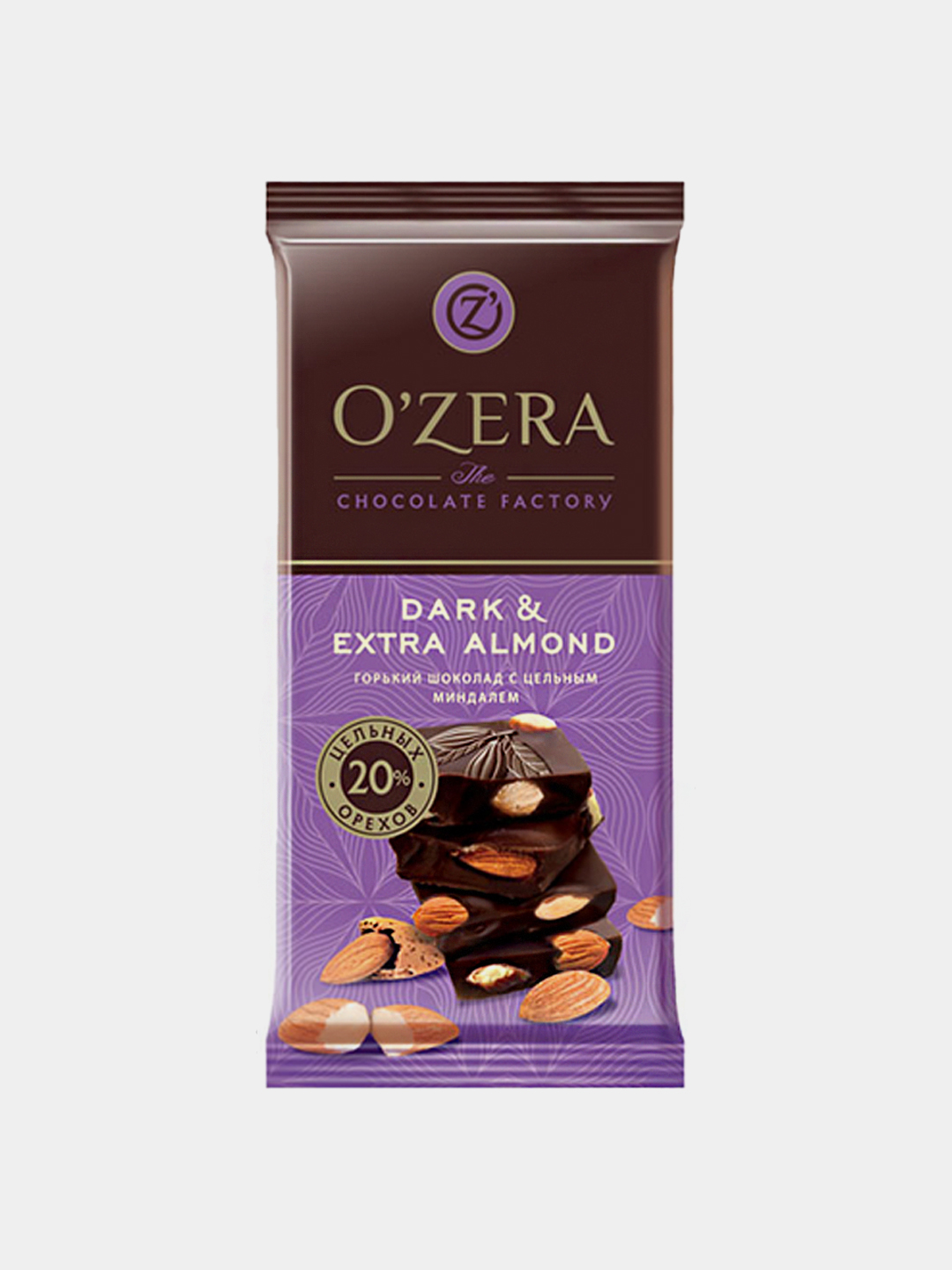 Shokolad O`Zera quyuq va Extra Bodom O'Zera 90g - 