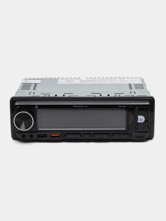 PIONEER pro avtomobil magnitolasi, Bluetooth, MP3, USB, masofadan boshqarish pulti, radio