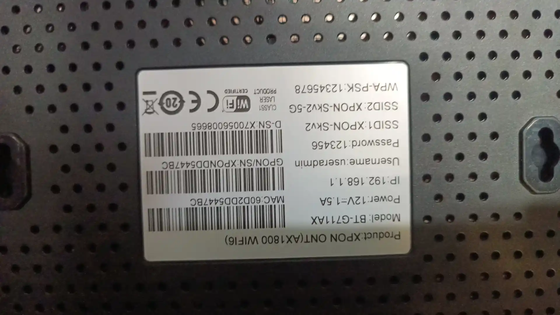 Роутер Uzonline Gpon 8245, 8546,8145V5, GPON WIFI 6