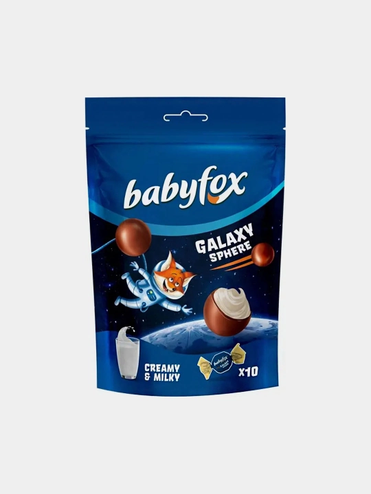 Babyfox sutli to'ldirilgan shokoladli konfetlar, 130 g - 