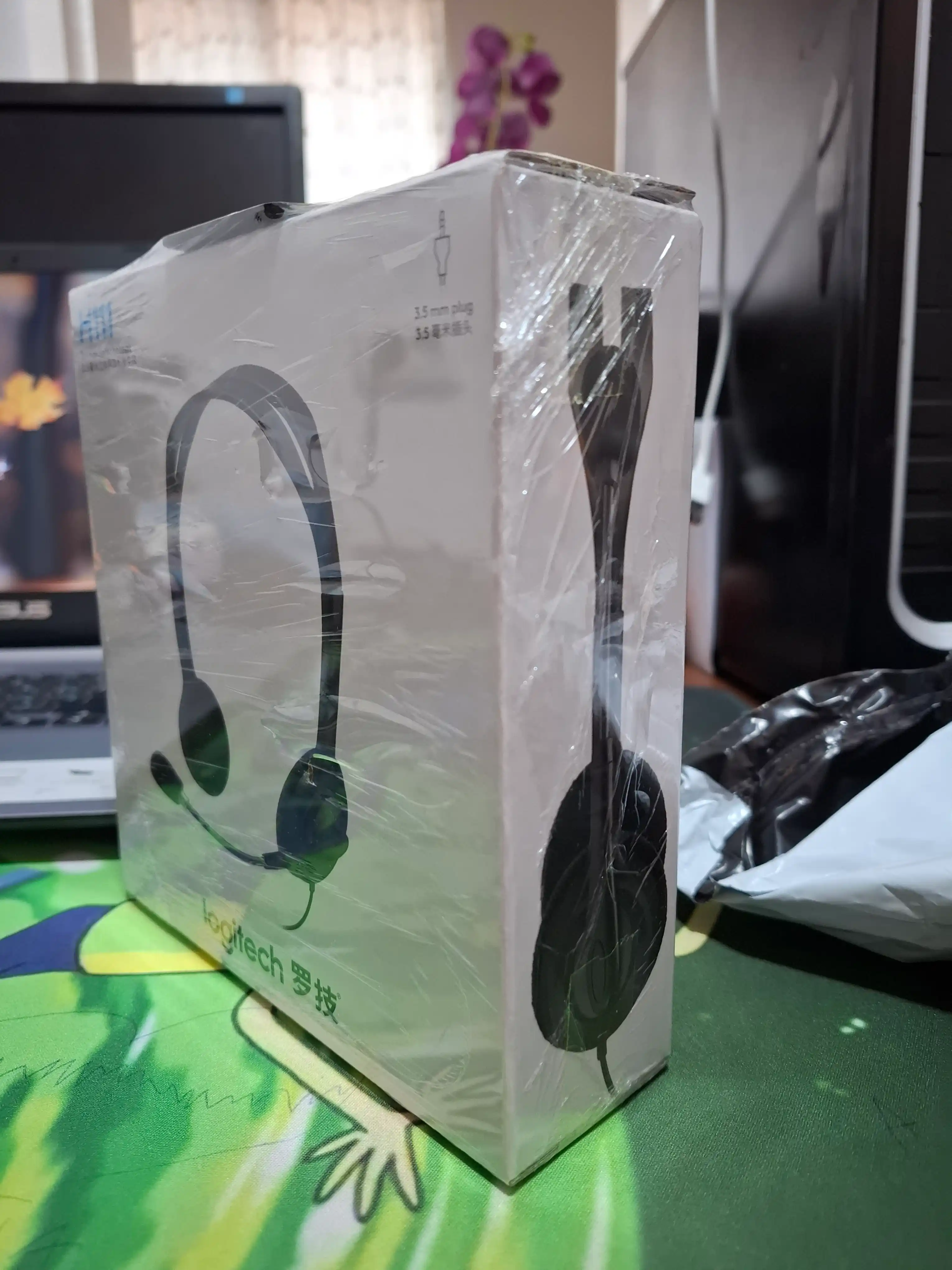 Logitech h111 minigarnituralari, call Center uchun kompyuter minigarnituralari