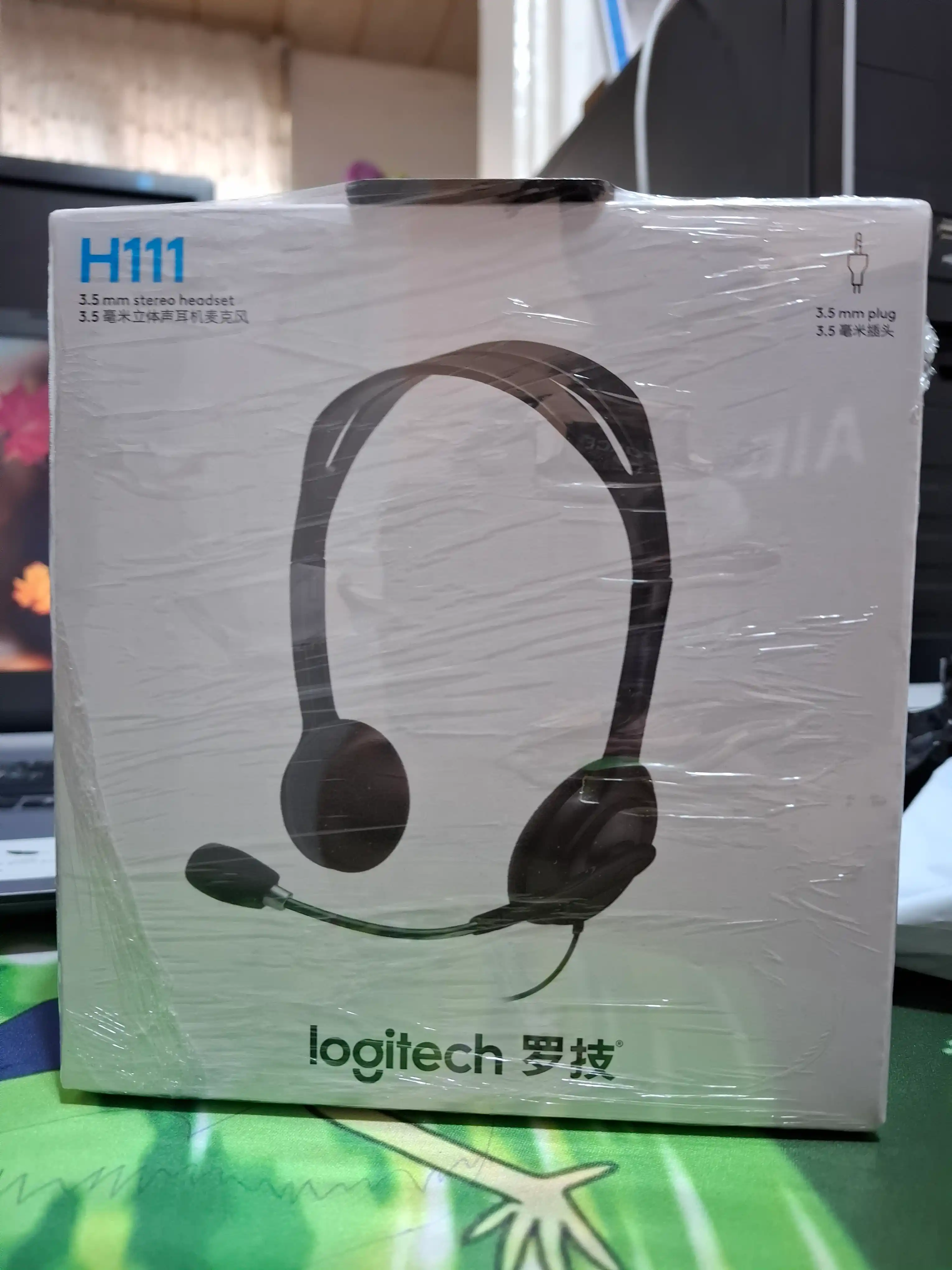Logitech h111 minigarnituralari, call Center uchun kompyuter minigarnituralari