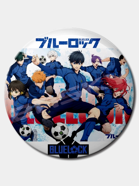 Anime muxlislari uchun nishon "Moviy qamoqxona" Blue Lock