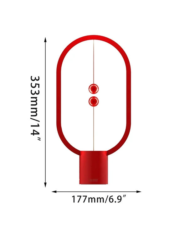 Настольная лампа светильник Heng Balance Lamp Ellipse