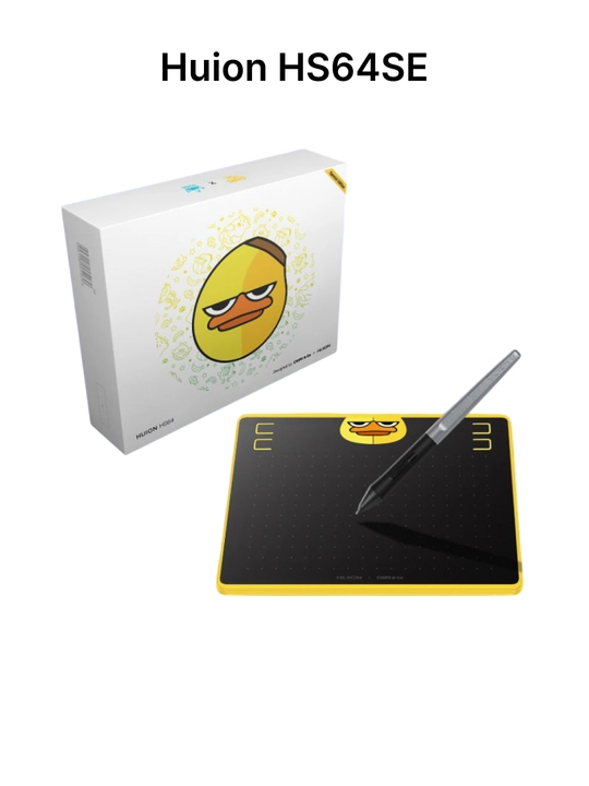 Графический планшет Huion HS64,HS64SE, специальное издание, 6.3*4 дюйма, micro USB, чёрный