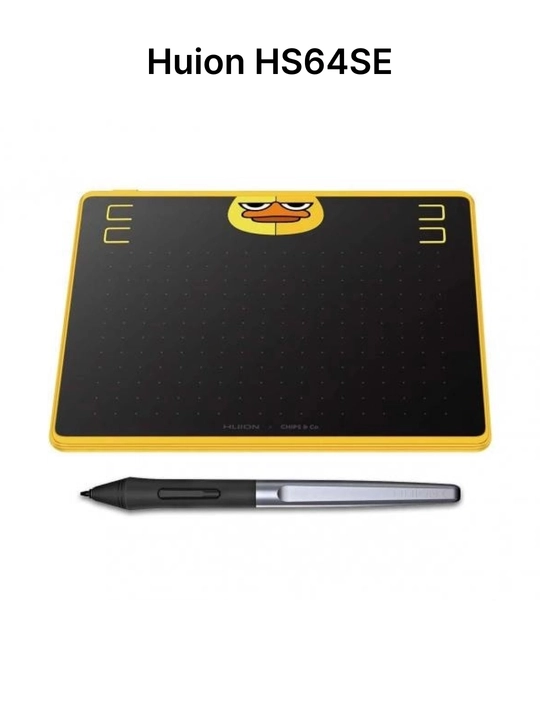 Графический планшет Huion HS64,HS64SE, специальное издание, 6.3*4 дюйма, micro USB, чёрный