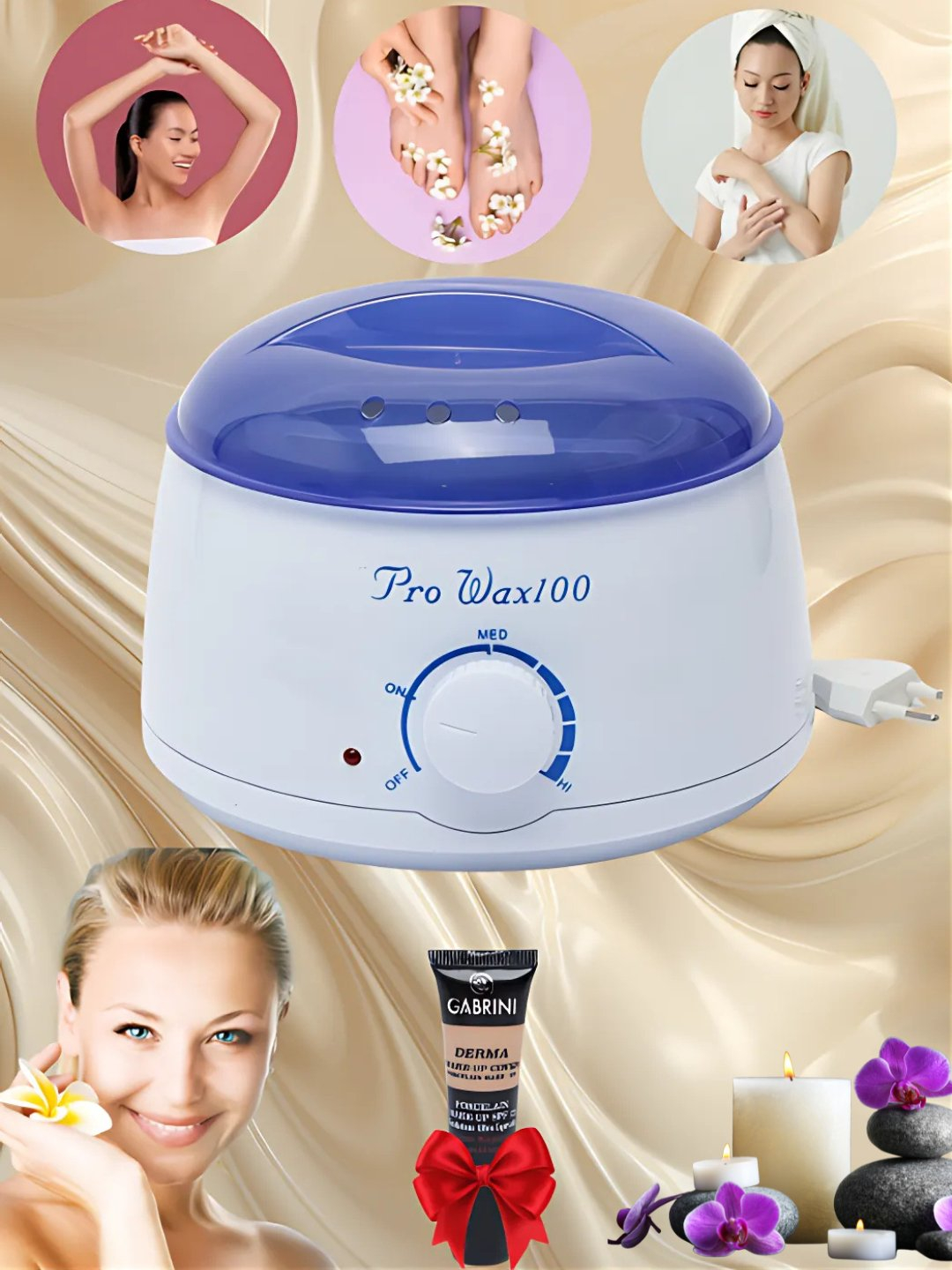 Аппарат для плавления восковых гранул Pro Wax 100, для депиляции купить ...