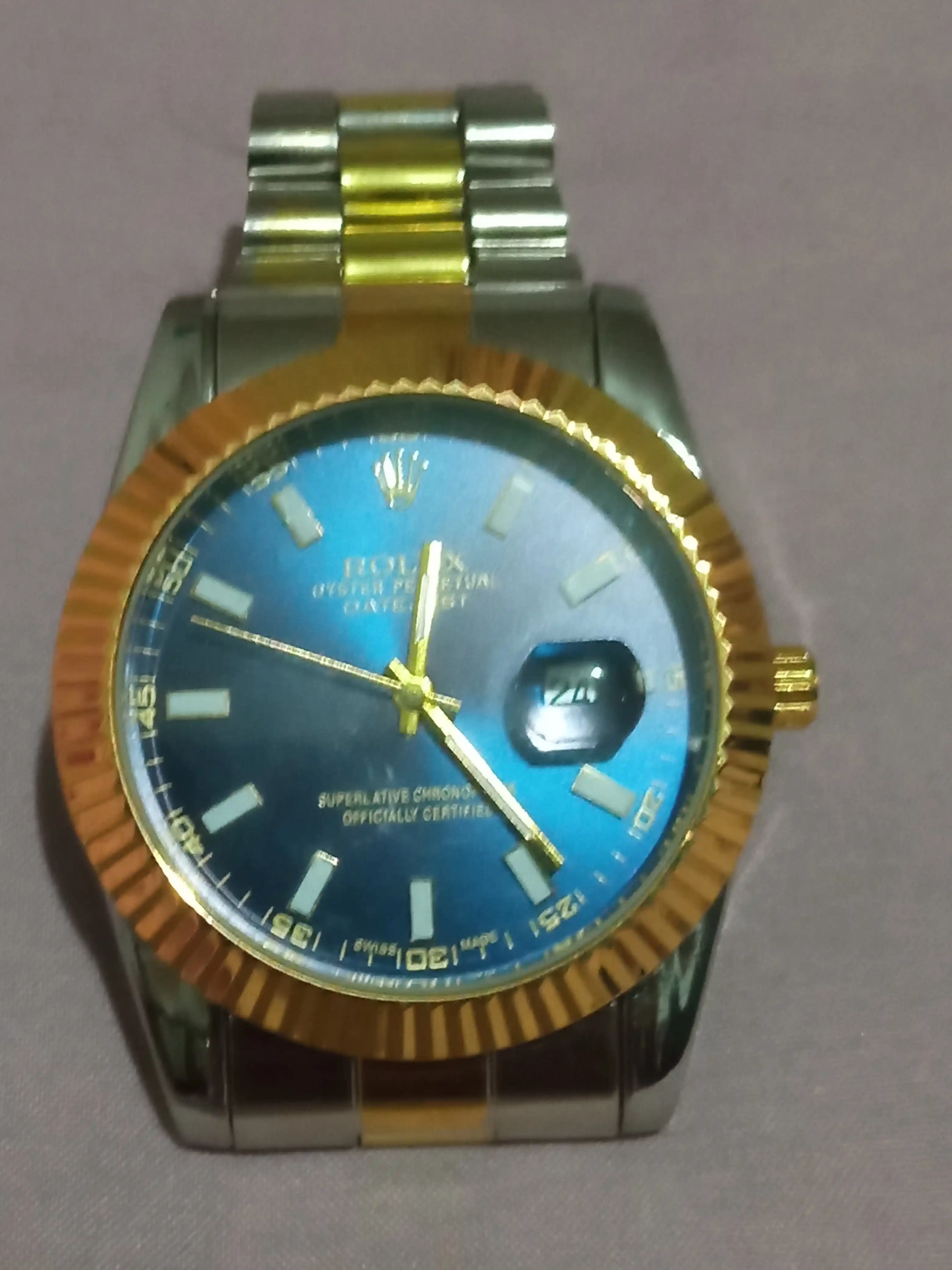 Erkaklar qo'l soati Datejust, kvarts mexanizmli, sovg'a qutisida