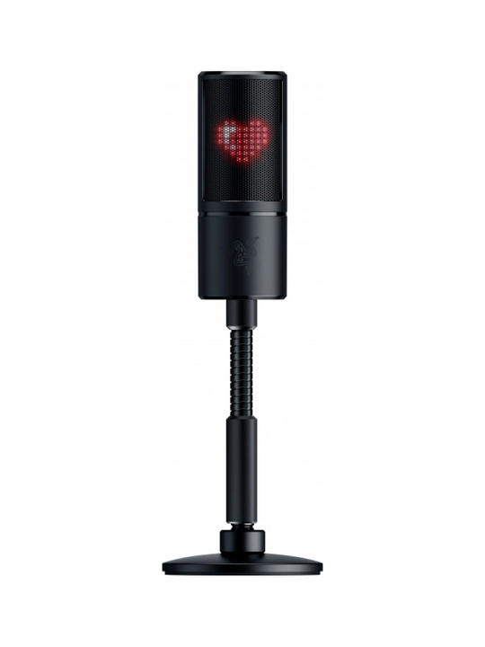 Игровой микрофон Razer Seiren Emote, для стримов, подкастов, Led-дисплей