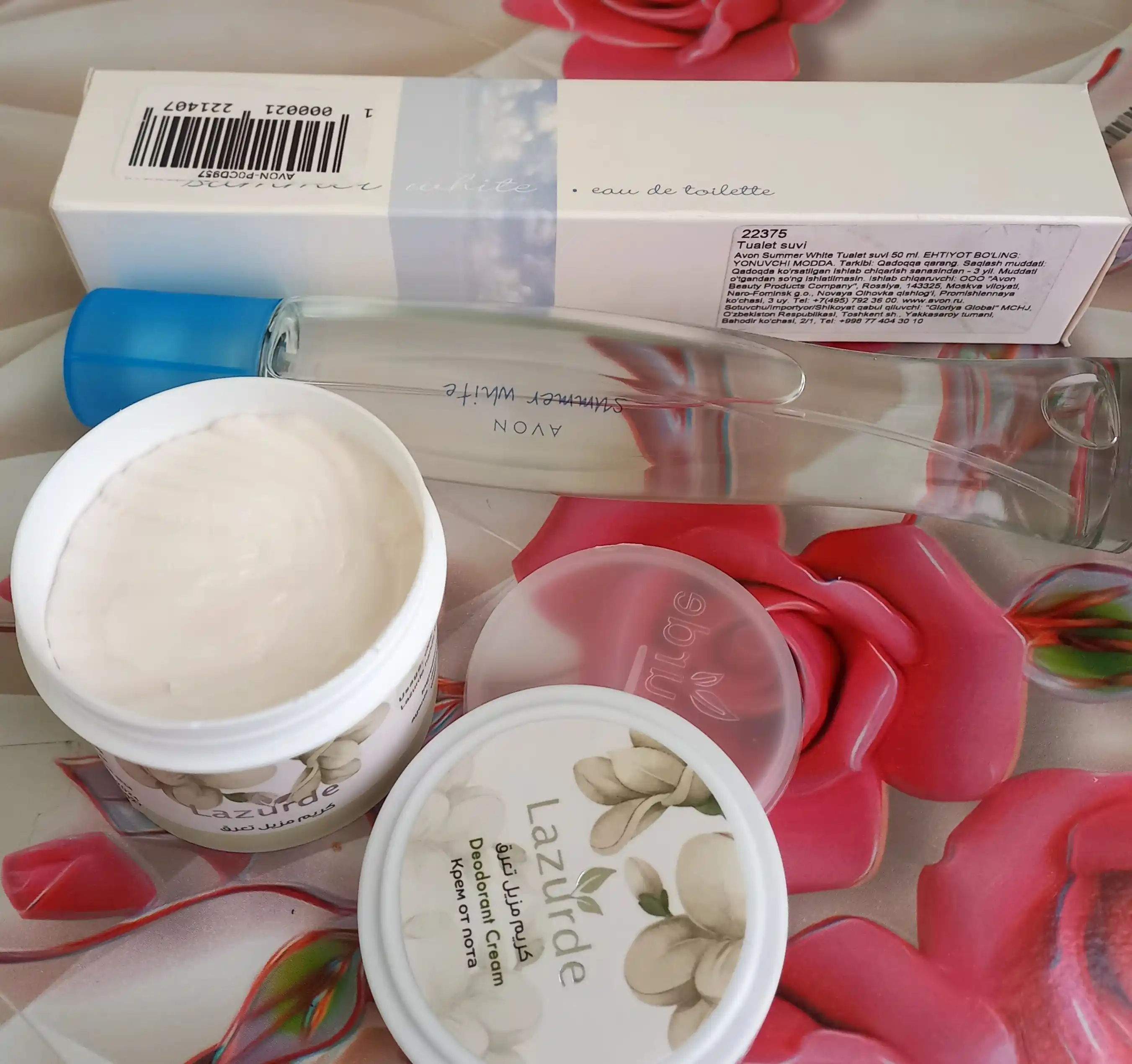 Xushbo'ylangan suv Avon Summer White, 45 ml