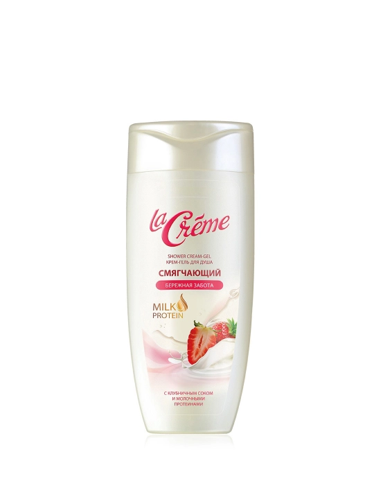 Yumshatuvchi krem-dush geli "Yumshoq parvarishlash" La Creme, 250 ml - 
