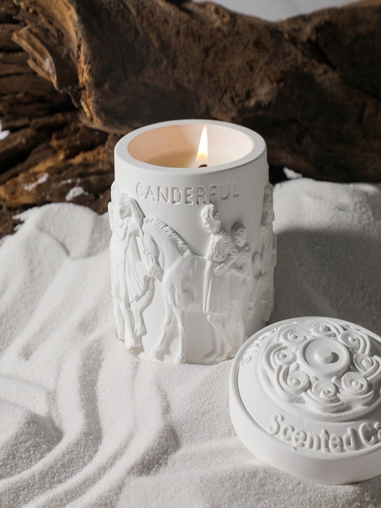 CANDERFUL magnoliya hidli aromatik sham 110 g, keramik idishda