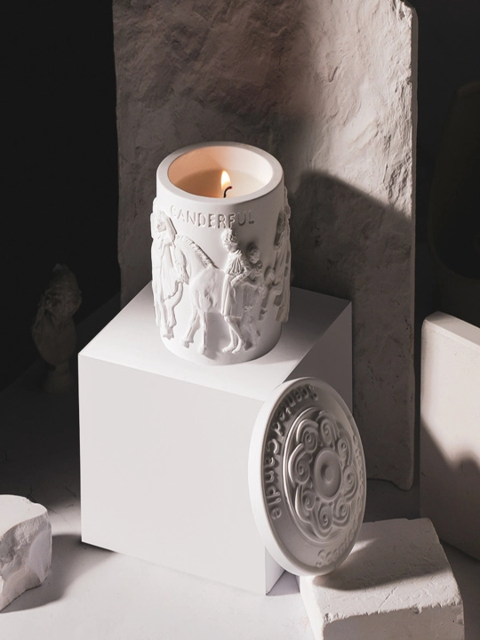 CANDERFUL magnoliya hidli aromatik sham 110 g, keramik idishda