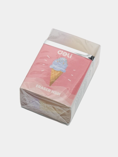 Ластик 5 шт, Deli H301 — DESKFOR-WSH301-РОЗОВ