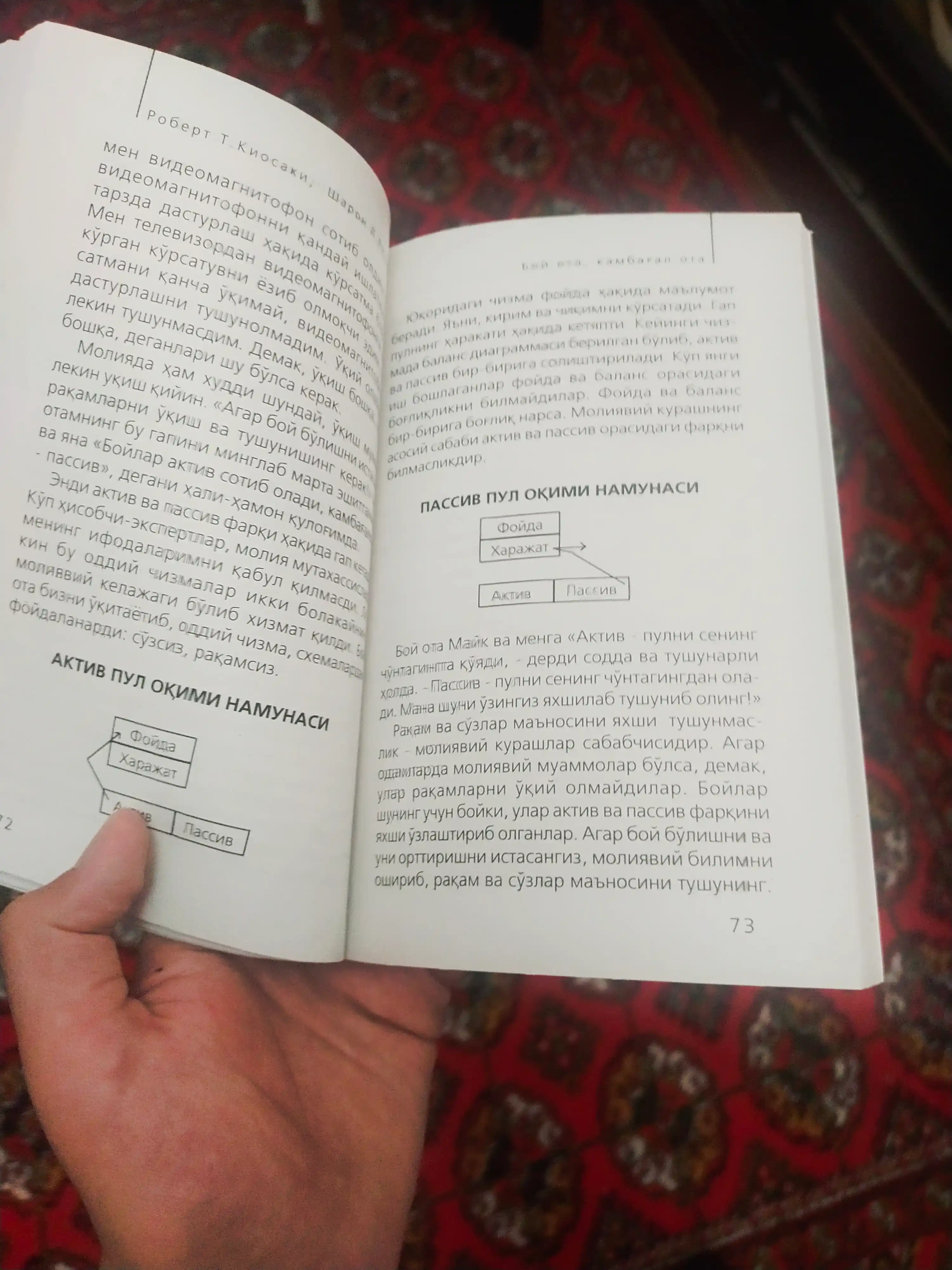 Boy ota, kambag‘al ota va Kiyosaki kitoblari — moliyaviy savodxonlik