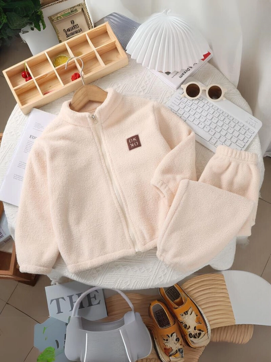 Bolalar uchun issiq va yumshoq kiyim toplami Bubble Fleece