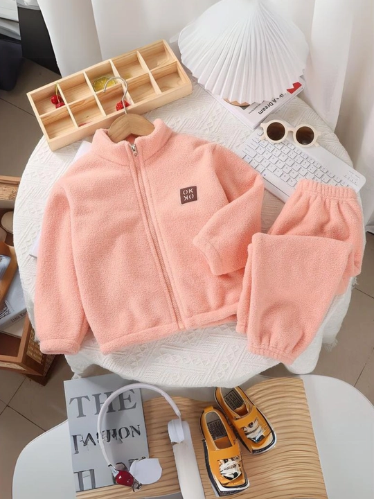 Bolalar uchun issiq va yumshoq kiyim toplami Bubble Fleece