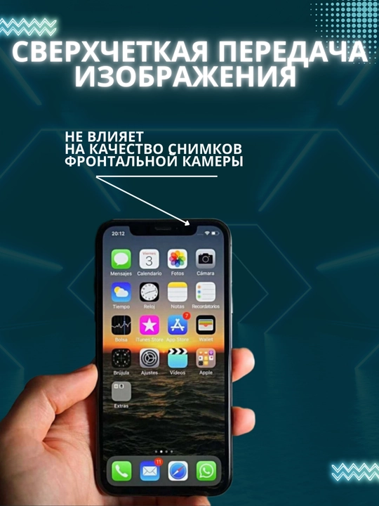 Защитное стекло для iPhone 11/12/13/14/15 PRO/MAX, с олеофобным покрытием