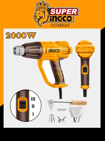 Фен строительный INGCO HG200078