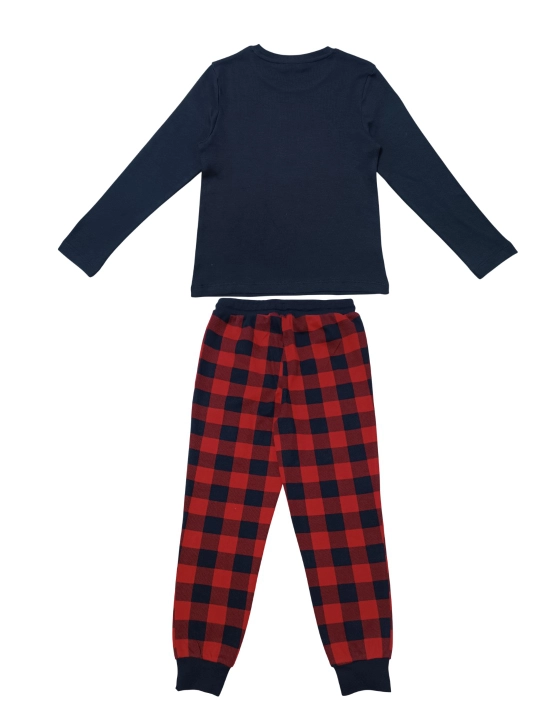 Bolalar o'g'il qizlar uchun uzun yengli bosma shimlar pijama to'plami