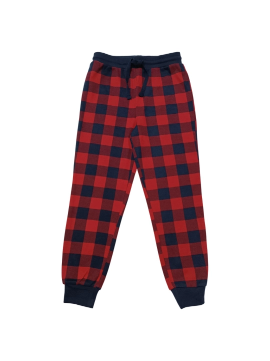 Bolalar o'g'il qizlar uchun uzun yengli bosma shimlar pijama to'plami