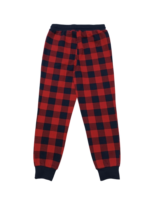 Bolalar o'g'il qizlar uchun uzun yengli bosma shimlar pijama to'plami