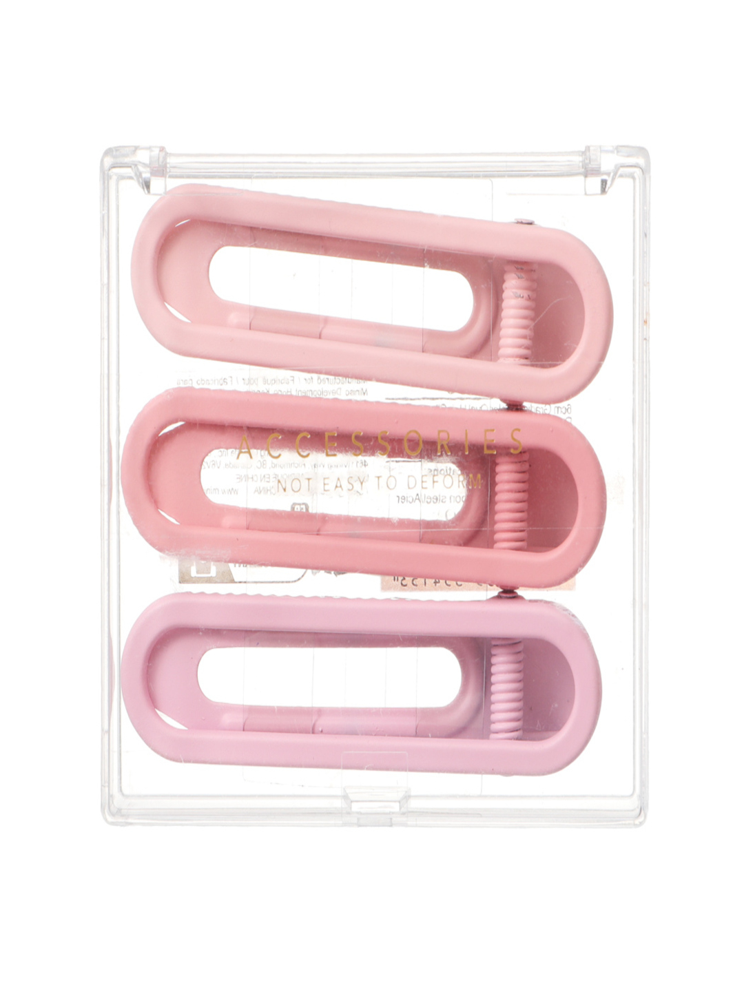 МИНИСО овальные заколки для волос, клипсы с градиентным цветом, 3 шт, 6 ...