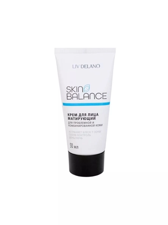 Матирующий крем для лица Liv Delano Skin Balance, 50 мл,  уход за лицом