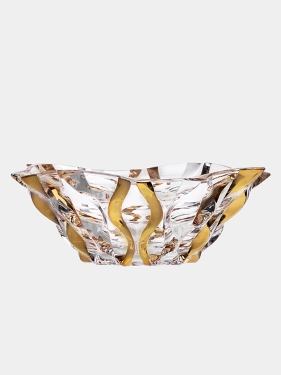 Глубока ваза для фруктов Samba Rhapsody Gold 30,5 см
