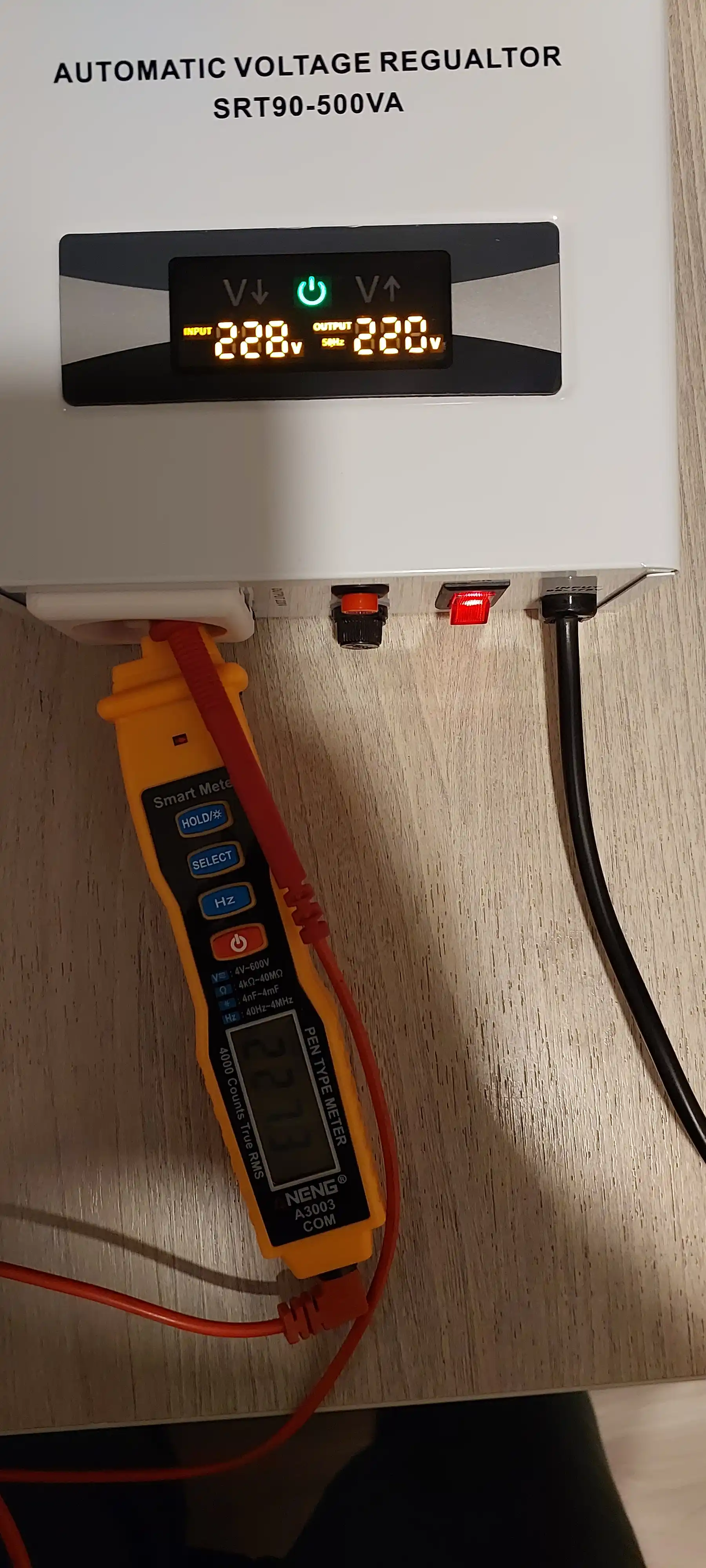 Stabilizator releli 500VA 95-275V Balance