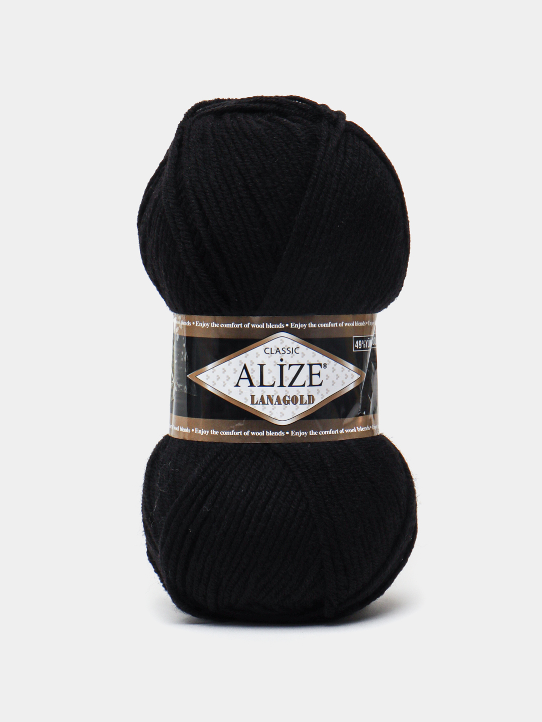 Нить для вязания Alize Lanagold, 49% шерсть, 51% акрил, 100 г, 240 м
